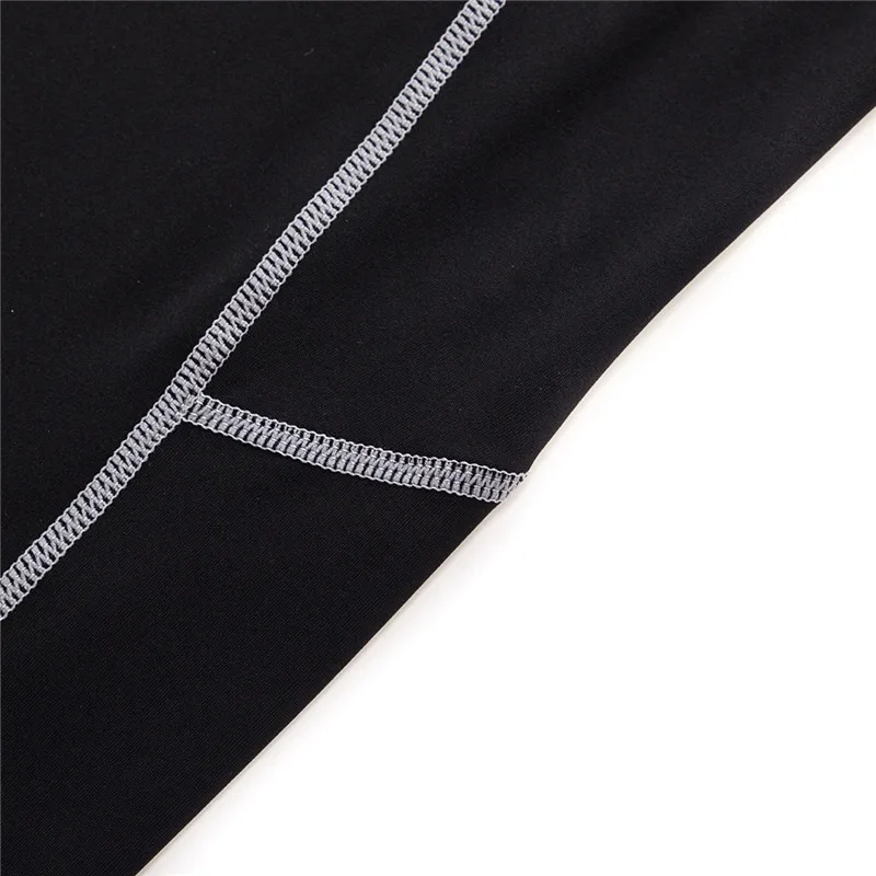 Мужская компрессионная рубашка Рашгард облегающие для тренировок футболка с