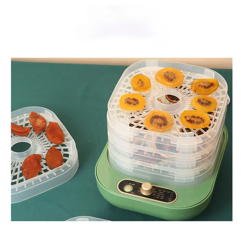 

Food Dehydrator 5 Trays Dried Fruit Vegetable Herb Meat Drying Machine Electric Yogurt Maker Pet Snacks Air Dryer Oven EU