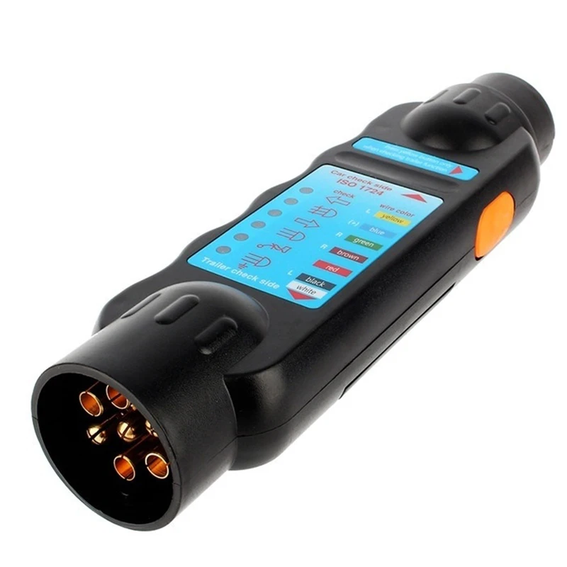 7-контактный инструмент для проверки розетки автомобиля грузовика прицепа |
