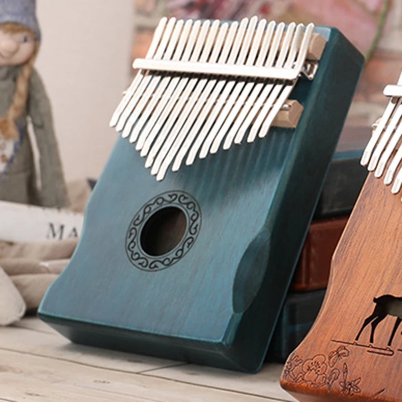 

Portable Thumb Piano 17 Keys Kalimba,Gifts for Kids and Adults Beginners