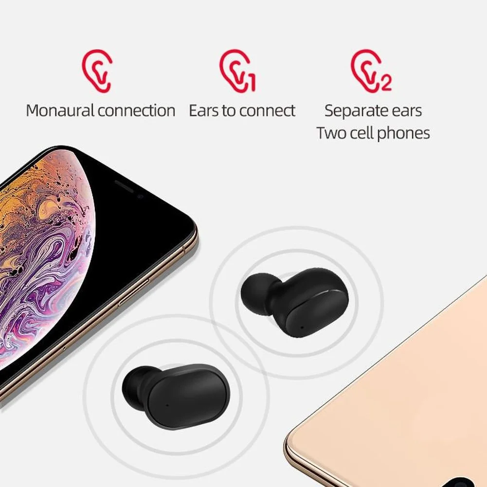 A6X TWS мини беспроводные Bluetooth 5 0 стерео спортивные наушники с зарядным боксом