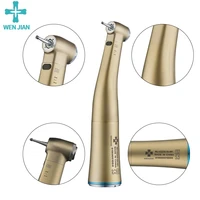 wenjian dental implant handpiece 11 15 internal four point water spray push button fiber optic contra angle blue ring dentist