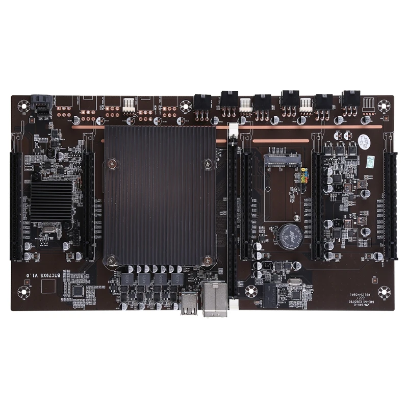 X79 H61 добыча материнская плата LGA 2011 Процессор гнездо 5 PCI Express 3 0 X8 Слоты Поддержка