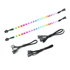 Гибкая Водонепроницаемая светодиодная лента для компьютера, 3 контакта, IP65, 2 шт.