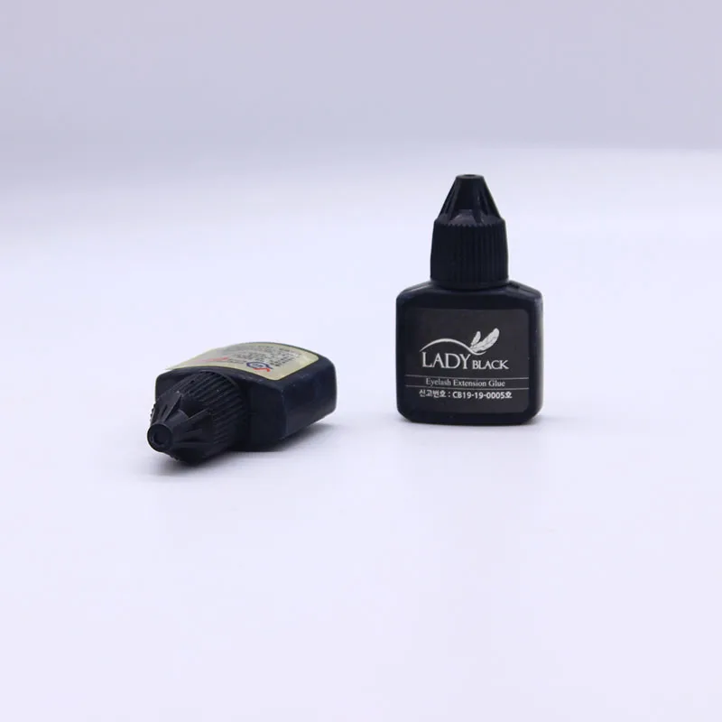 1 бутылка Дамский черный клей Корея наращивание ресниц 10 мл/бутылка с герметичной