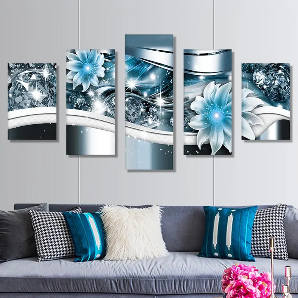 

New Diy Cube Five Diamond Painting Living Room Bedroom Brick Stone Explosion Cross Stitch Decorative Painting Wholesale