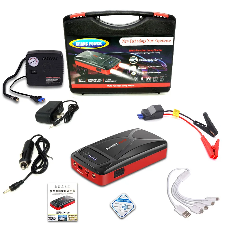 

Car Jump Starter Power Bank 28000mAh Portable Emergency Start-up Charger for iPhone Xiaomi Car Battery Booster Starting Device