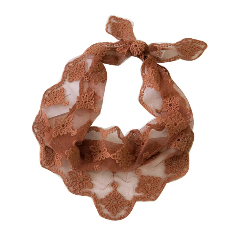 Треугольный маленький шарф Детские резинки для волос повязка на голову