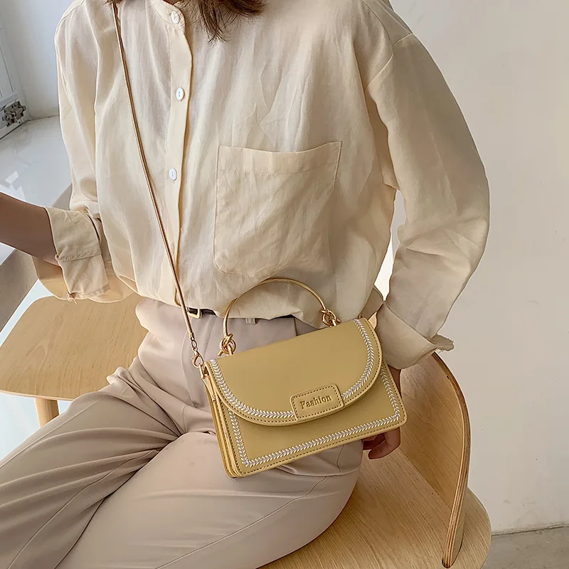 Новинка 2019 г. Женская летняя новая стильная пшеничная сосулька швейная Наклонная