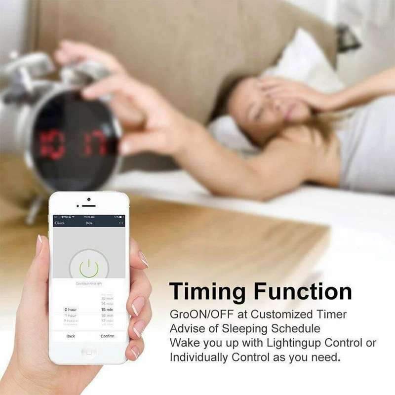 

2Pcs GU10 WiFi Smart LED Bulb RGBW 5W Lamps Tuya/Smart Life APP Remote Control Dimmable Bombillas Work with Alexa/Google Home/IF
