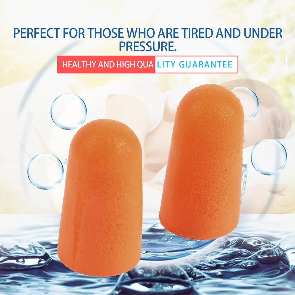 

1Pair New Soft Foam Earplug Ear Plug Noise Reducer Keeper Protector for Travel Sleep Hot Selling worldwide sale
