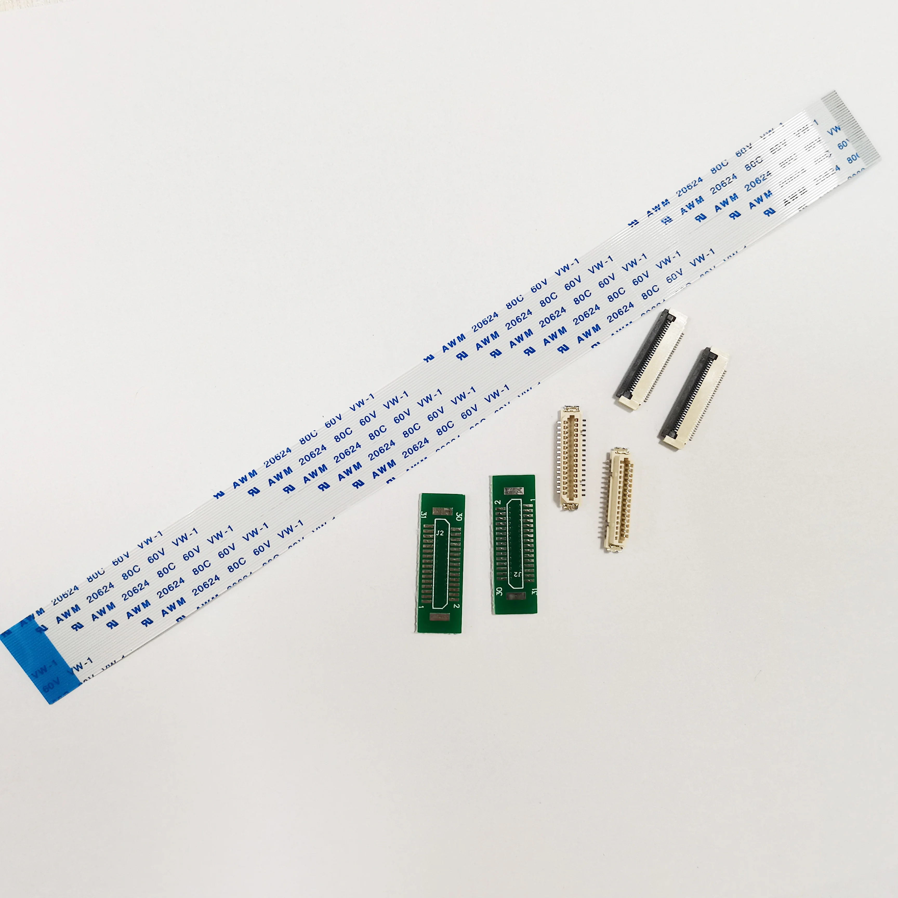 Lvds FFC кабель часов DF9-31V-1S 31pin женский 1 мм Шаг плоский гибкий Ленточные кабели |
