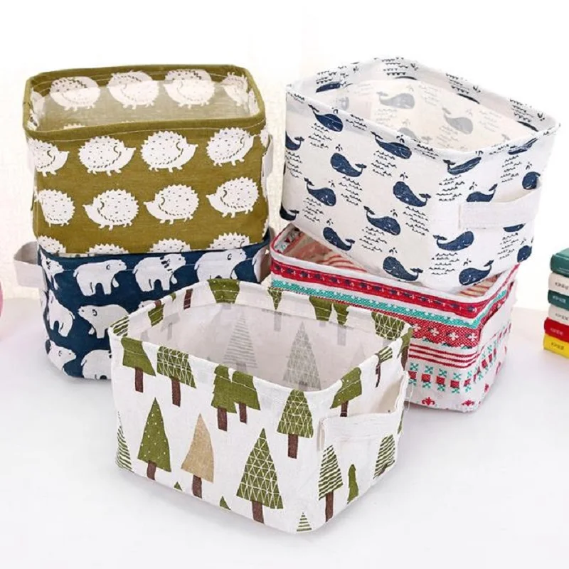 1 шт. водонепроницаемый Органайзер из хлопка и льна|Коробки ящики для хранения| |