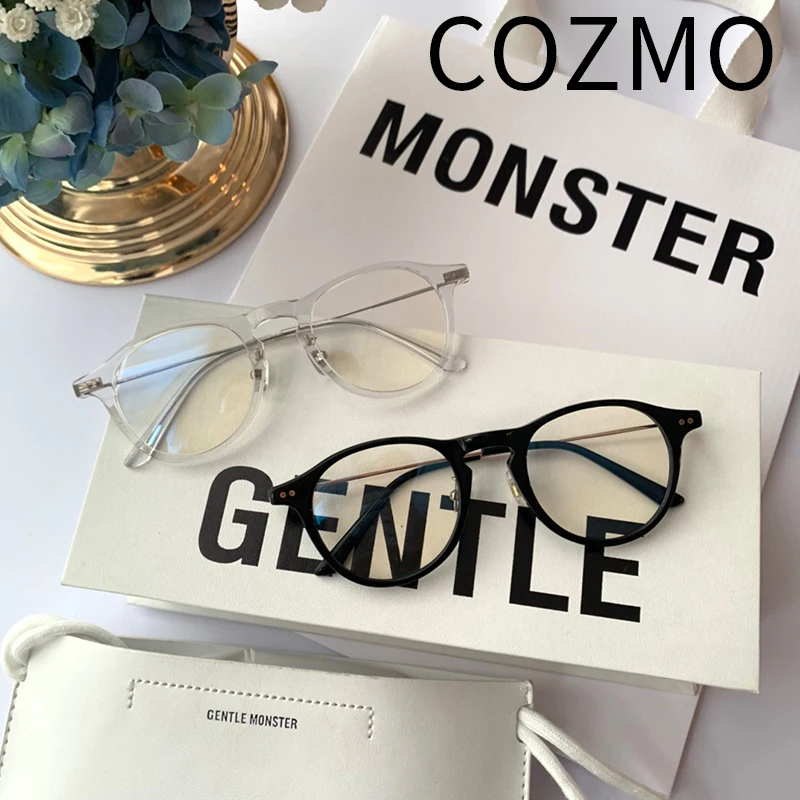 

GENTLE MONSTER Blue Light Blocking Glasses GM Luxury Women Men Clear Reading Designer Fashion COZMO Gold Alloy Eyeglasses Frames