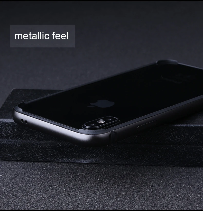 Lofter алюминиевый бампер для iPhone X металлическая рамка Полная защита чехол сплошной цвет чехол для телефона TPU силиконовый чехол Capinha Coque
