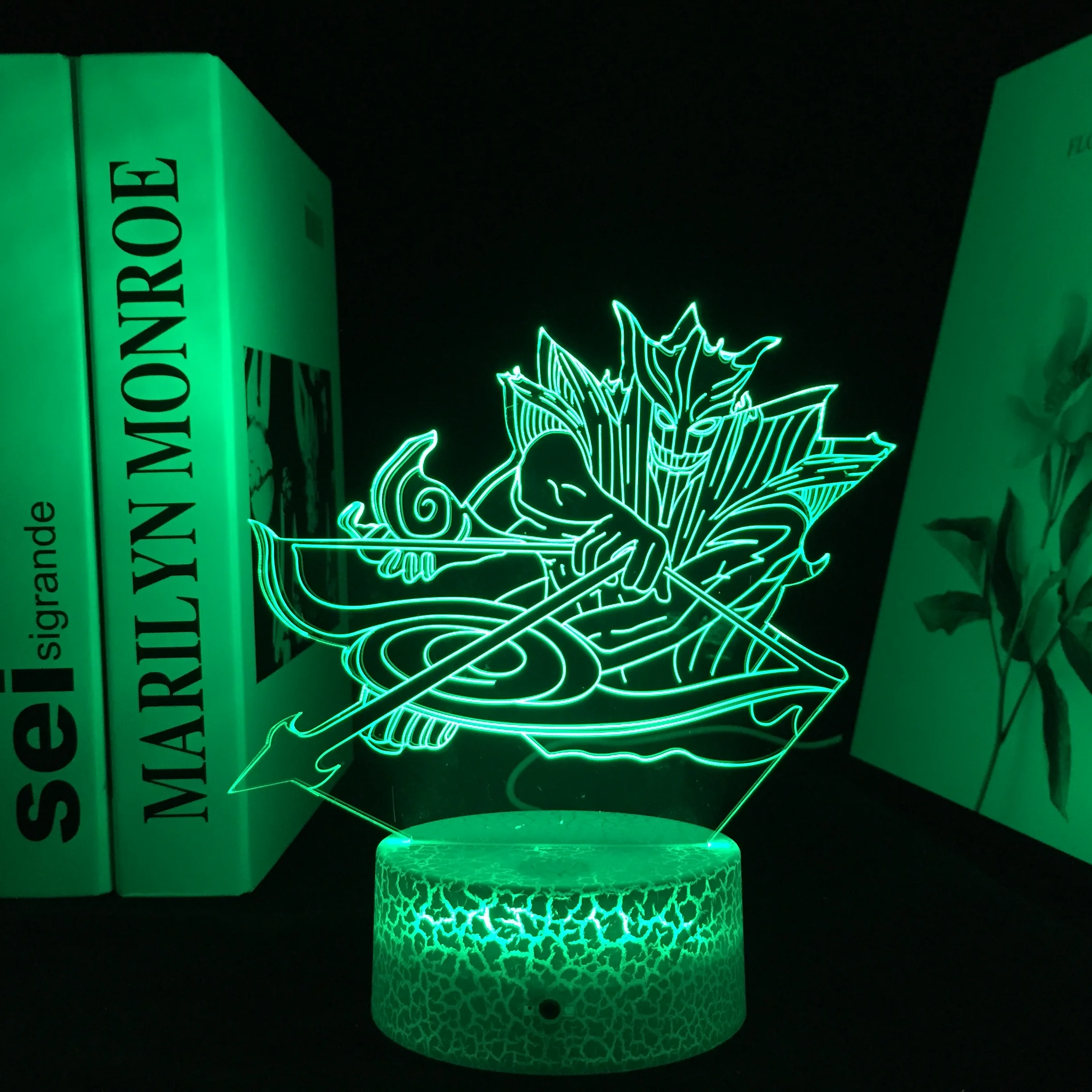 

3D Светодиодная лампа с аниме-фигуркой Susanoo, цветной ночник с сенсорным датчиком, крутой декоративный светильник для детской спальни, акрило...