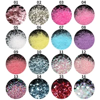 1 bag holographics nail glitter flakes shining sequin for nail art paillette 3d diy nail art decorations