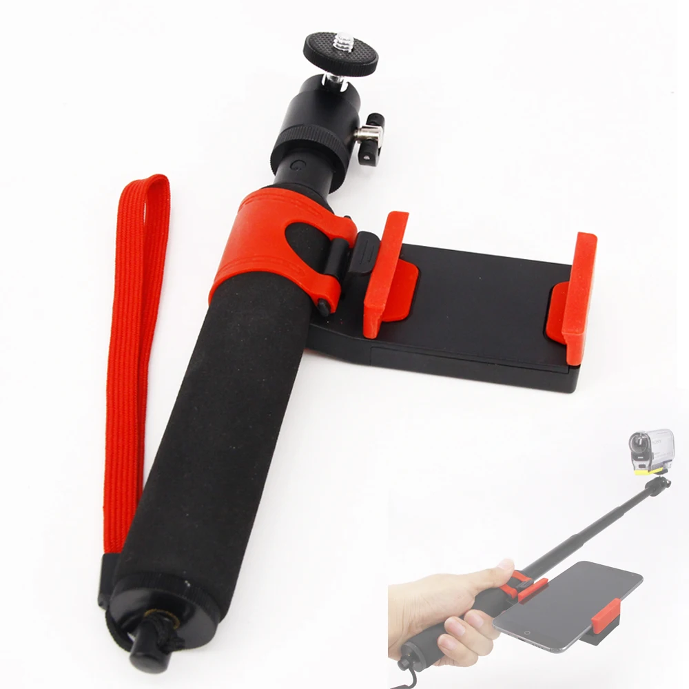 

Extended Monopod Selfie stick for Sony FDR-X3000V x1000 HDR-AS300V AS200V AS100V AS50V AZ1 action cam vlog accessories
