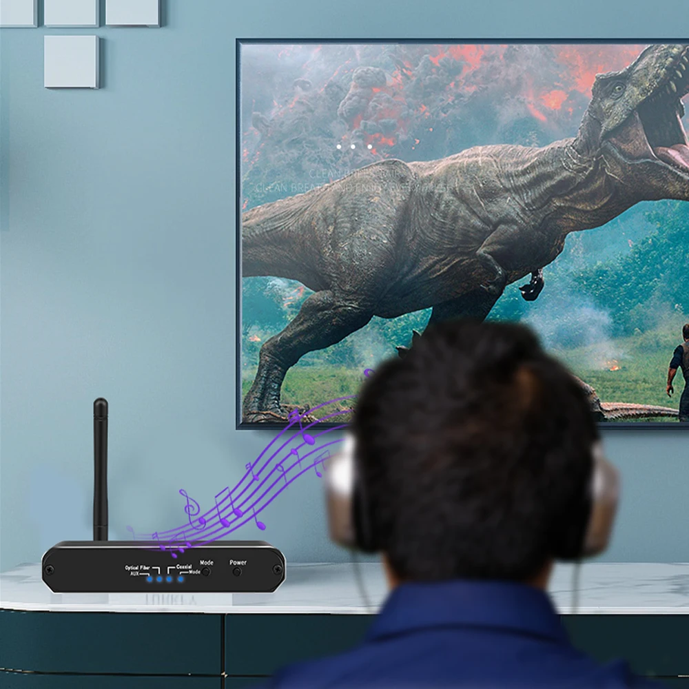 Преобразователь передатчик DISOUR DAC Bluetooth 5 0 цифровой аудио в аналоговый AUX