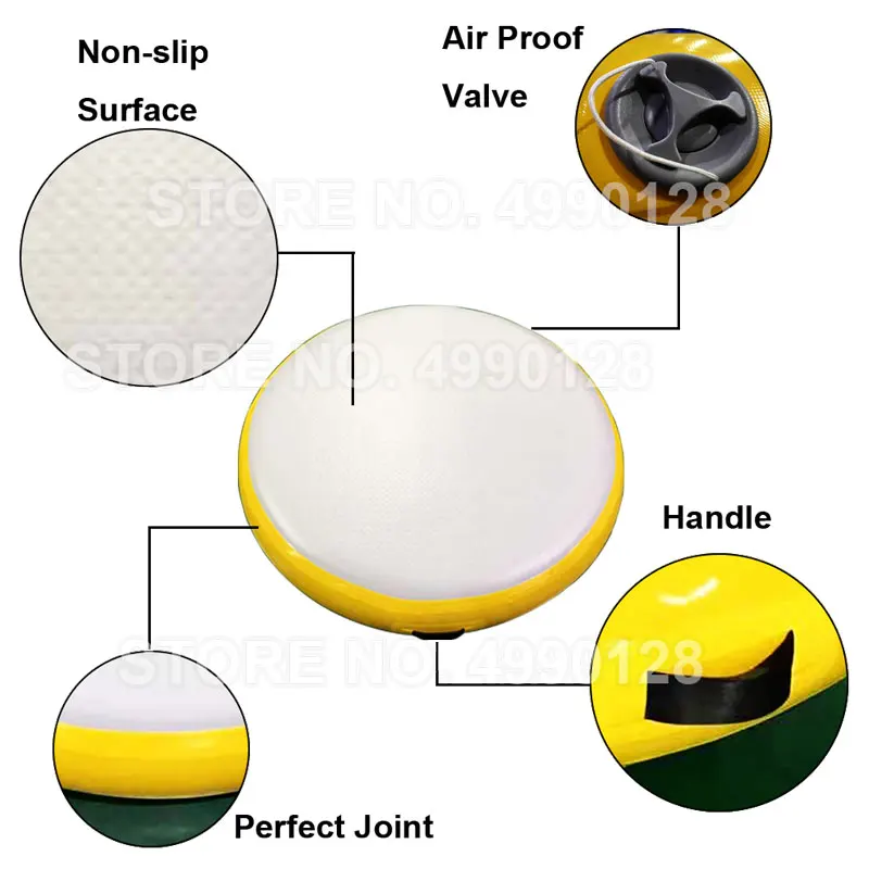 Free shipping Inflatable Airspot 1m 2m 3m Gymnastics Airtrack Air Track Spot Tumbling Mat Round for Gym and Training | Игрушки и хобби