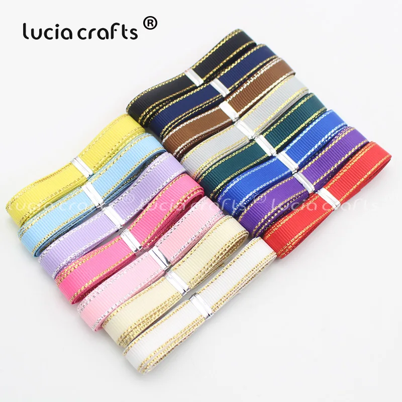 Lucia crafts 6/10/15/25 мм твердая цветная корсажная лента поделки своими руками шитьё вручную Материал вечерние Свадебные украшения T0401