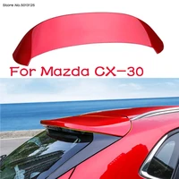 car trunk tail wing big tail fixed wind wing decoration exterior parts special accessories for mazda cx30 cx 30 2022 2020 2021