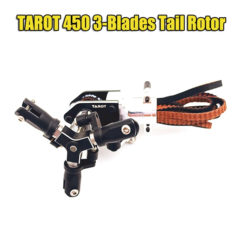 Tarot Metal 3 4 blade Tail Rotor Set for Trex 450 Helicopter 450 Class Helicopter EC135 Bell 206 Align 450 Pro DFC 450L 480 Heli