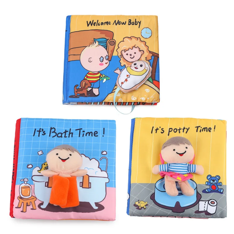 

Baby Book Toddler Learning Develop Cognize Reading Puzzle Book Toys Book For Kid Early Education Reading Puzzle Book Toys