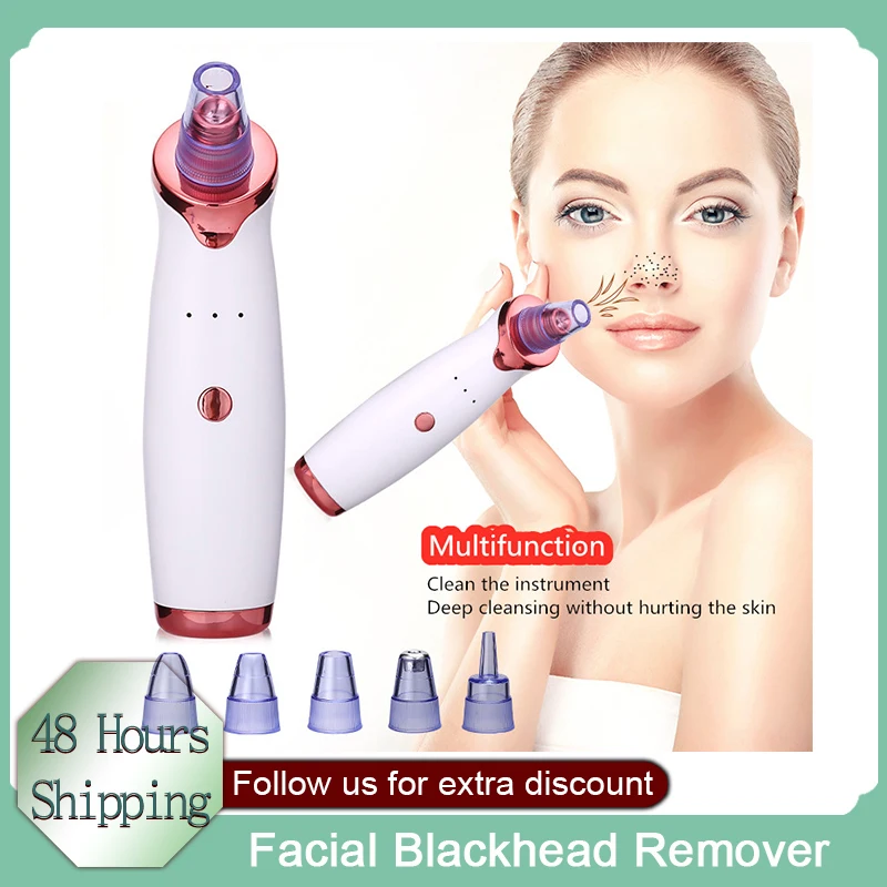 

Facial Blackhead Remover Pore Cleaner Machine for skin care Electric Acne Cleaner Blackhead Black dots point Vacuum Cleaner Tool