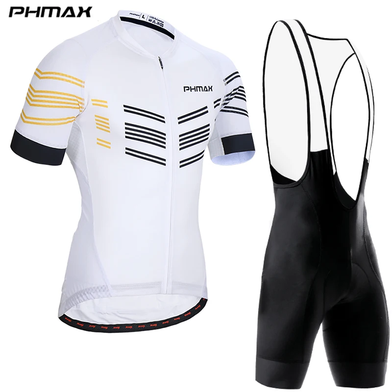 Bib Cycling Set 01 PHMAX Pro комплект для велоспорта, одежда для горного велосипеда, одежда для гонок, одежда для велоспорта, Майо, Ropa Ciclismo, мужской комплект для велоспорта - Цвет: Bib Cycling Set 01