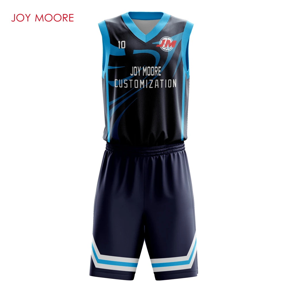 Новейший дизайн OEM команда баскетбола Джерси Двусторонняя Двойная сетка 100%