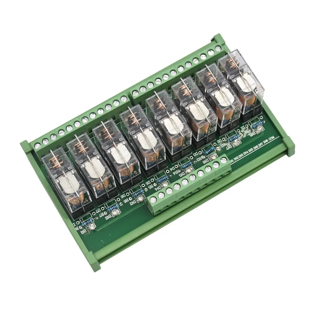 Рейку Din Ac/Dc Gt2A высокого класса 4/8 канала реле управления 4 Spdt 16A релейный модуль