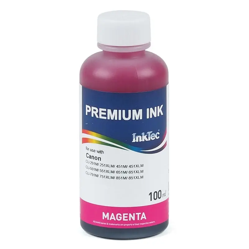Чернила для принтера Canon PIXMA IP7250 IP08720 IP8770 IX6770 IX6880 MG5420 Inktec 100 мл С5050 С5051 - купить по