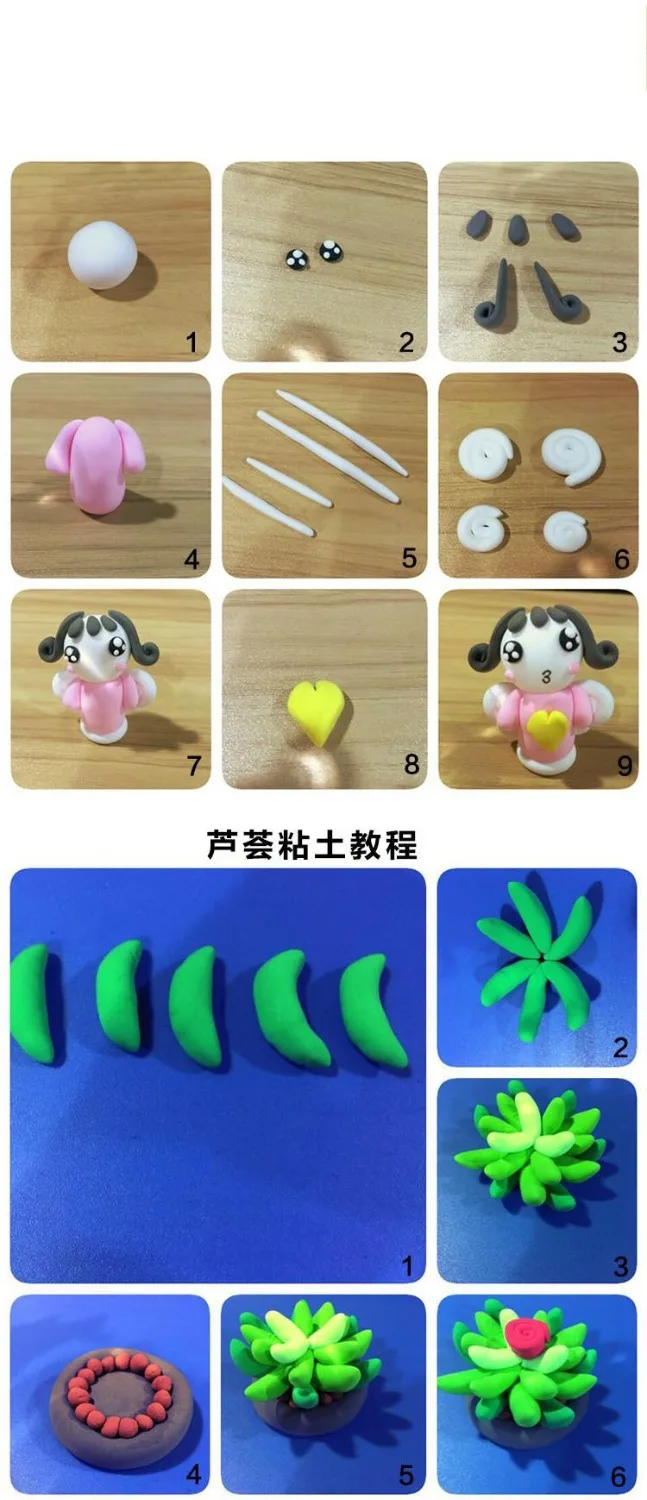 

36 Colors Clay Super Light Clay Air Drying Light Plasticine Modelling Clay Handmade Educational 5D Toys Blue Clay