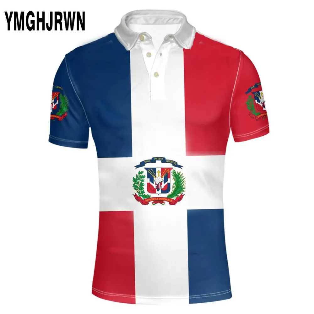 

DOMINICA youth free custom name number dma Polo shirt nation flag spanish Dominican Dominicana print photo logo clothing