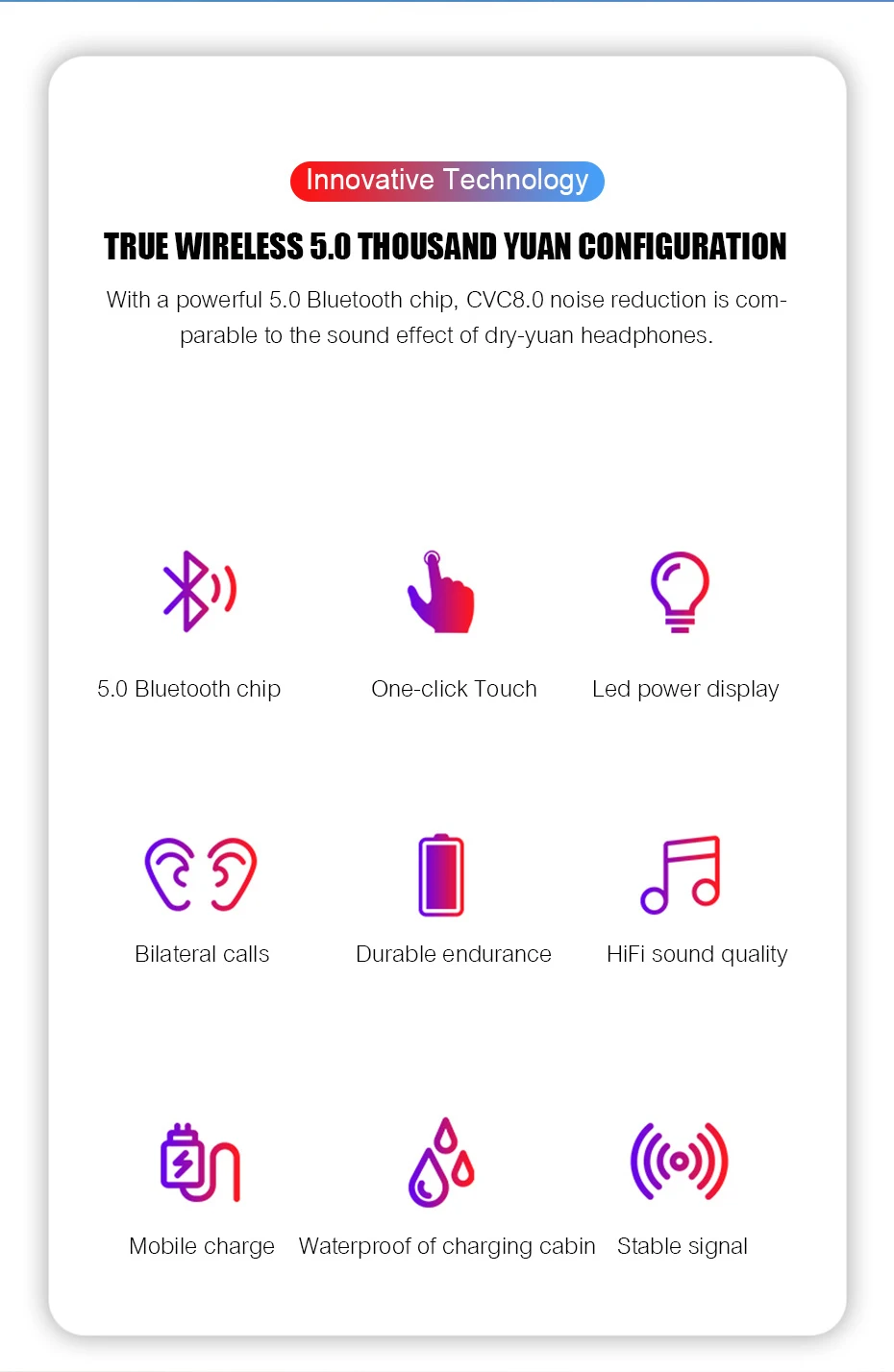TWS Bluetooth наушники с микрофоном светодиодный дисплей беспроводные Bluetooth наушники водонепроницаемые шумоподавляющие гарнитуры