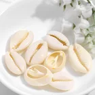 10 шт., бусины из натуральной морской ракушки