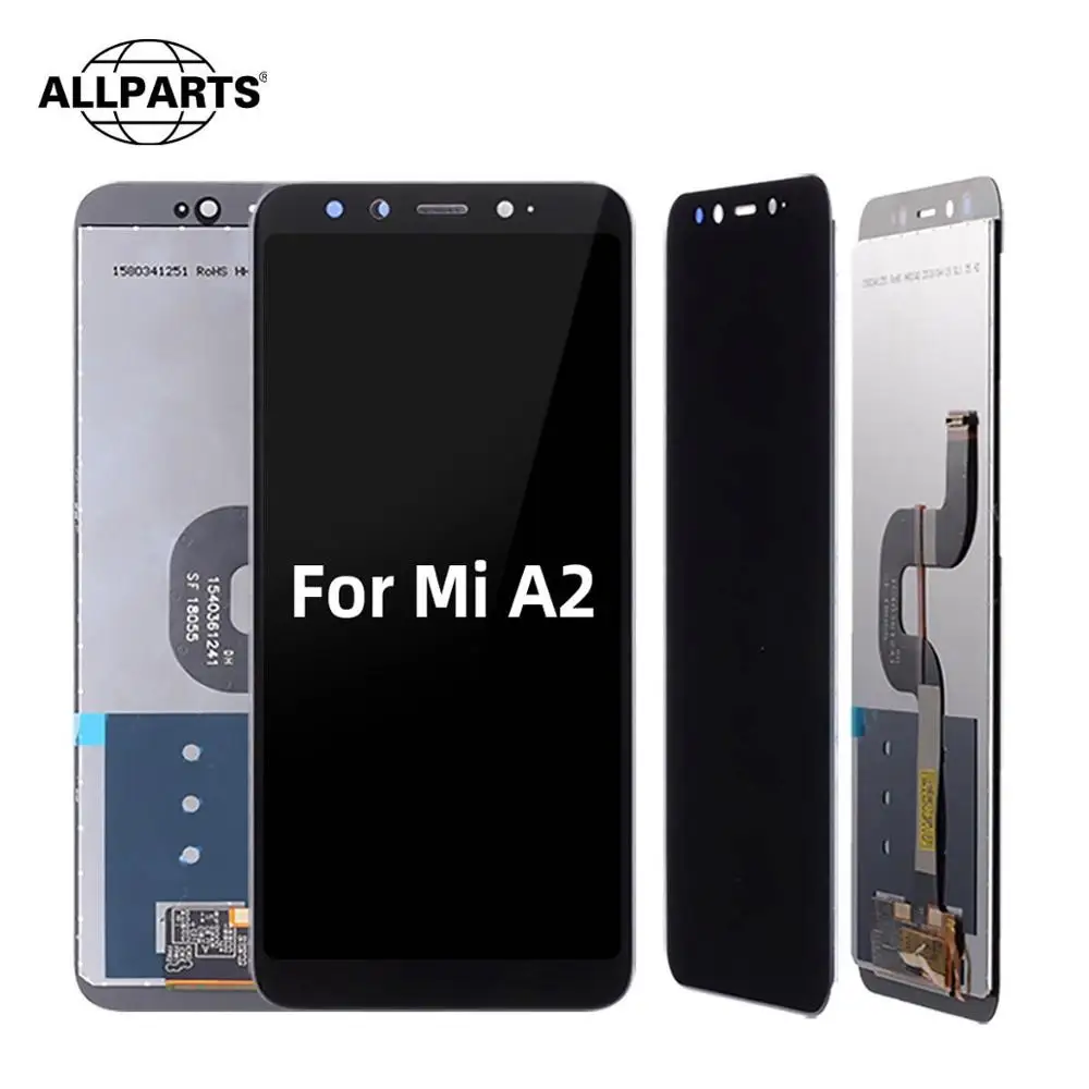 Дисплей для XIAOMI Mi A2 6X LCD в сборе с тачскрином на рамке Оригинал 5.99'' черный