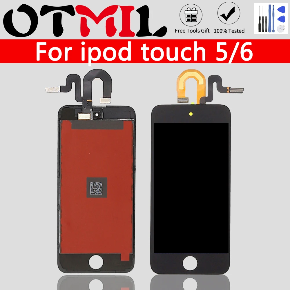 ЖК-дисплей OTMIL для iPod Touch 5 6 сенсорный экран дигитайзер в сборе Touch5 Touch6 сменный |
