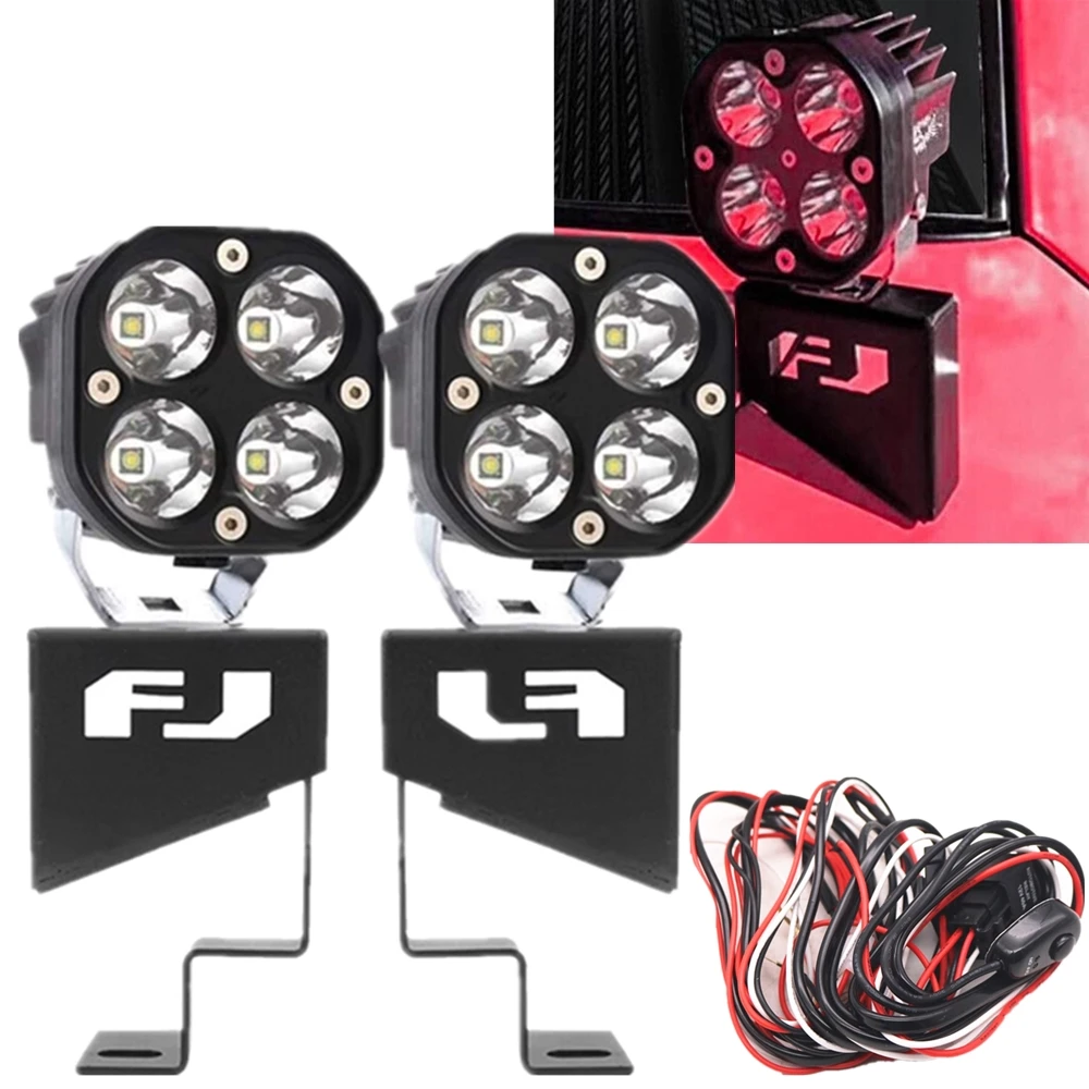 Комплект монтажных кронштейнов для лобового стекла Переднего Капота с 40 Вт