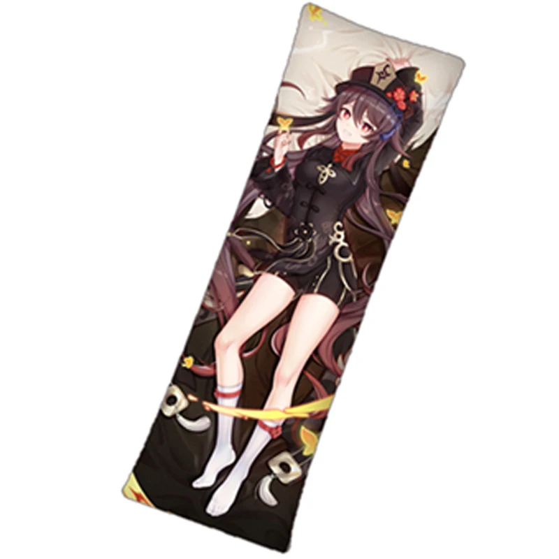 Аниме игра Genshin Impact Hu Tao Sexy Dakimakura обнимающая подушка для тела Чехол японская
