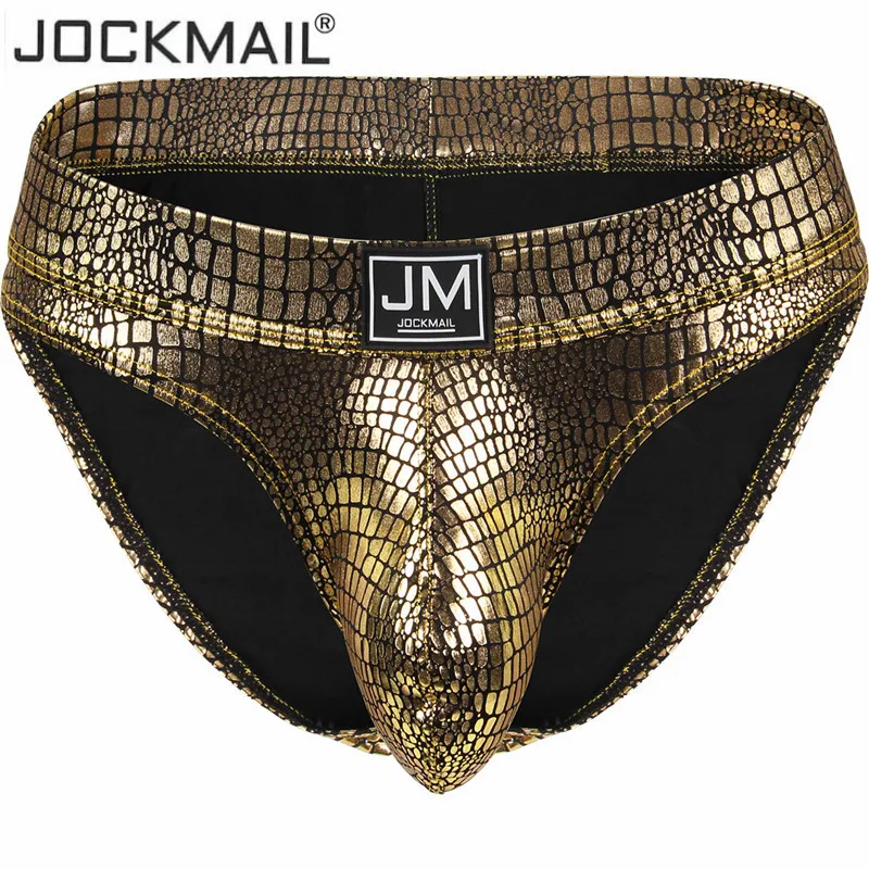 

JOCKMAIL Sexy Men Underwear Slips Hombre Thong Sexy Men Briefs Bikini Tanga Gay Underwear 2pack Penis Pouch Big Sheath Jockstrap