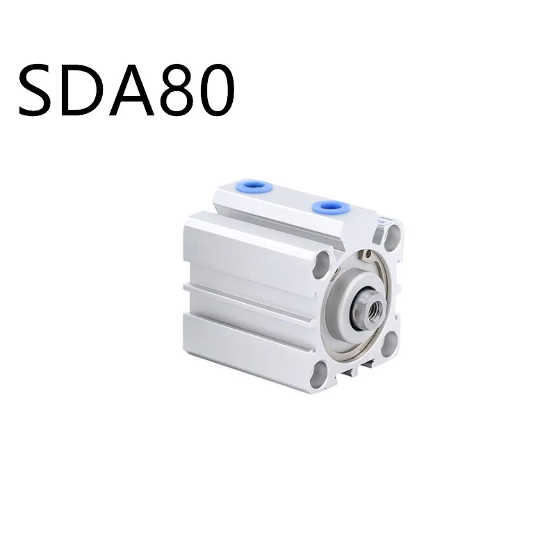 Тонкий воздушный цилиндр серии SDA80 от 5 мм до 100 алюминиевый сплав пневматический