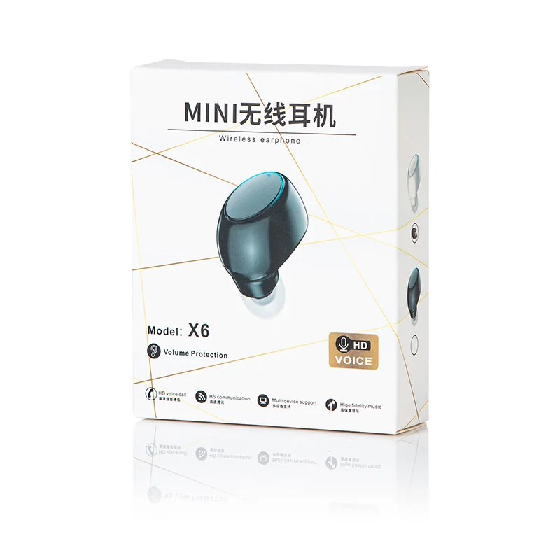 Wireless Mini 5.0 Bluetooth Earphone Sport Gaming Headset with Mic Single ear headphone car bluetooth headset enlarge