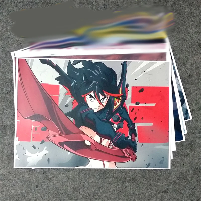 Аниме мультфильм KILL la Печатный постер косплей реквизит домашний настенный Декор