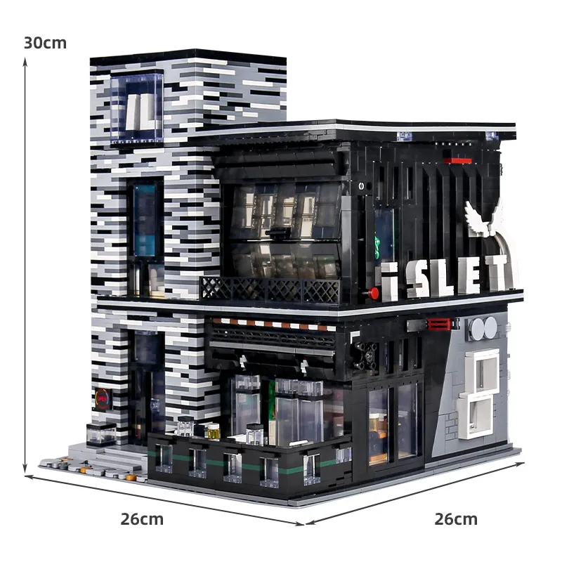 

MOULD KING 16042 Streetview Building Blocks The MOC PUB and Restaurant Modular model sets Bricks Kids Educational Toys Gifts