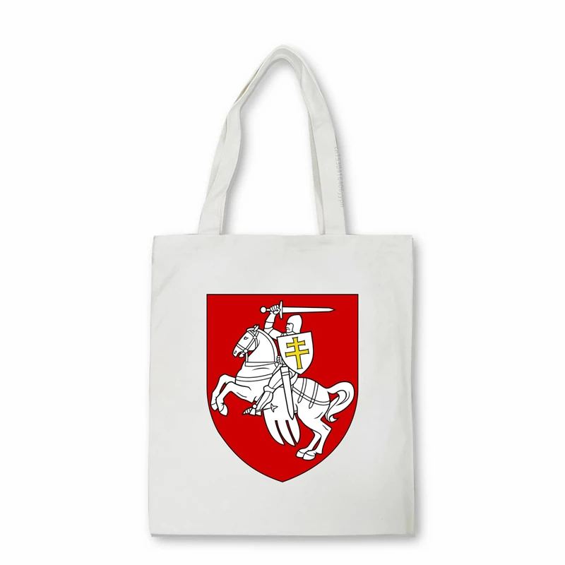 

Беларусь Pogonya белый, красный, белый флаг, символ протеста, Мужская Холщовая Сумка, сумка для покупок, многоразовая Студенческая сумка для кни...