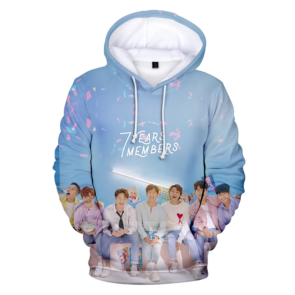 Корейский Idol BTOB 3D толстовки 2019 Новое поступление Мужская/Женская осенне-зимняя