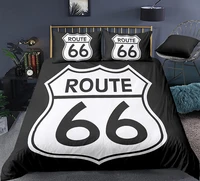 american route 66 bedding set duvet cover with pillowcase comforter cover quilt cover 23pcs us twin queen king size for kids
