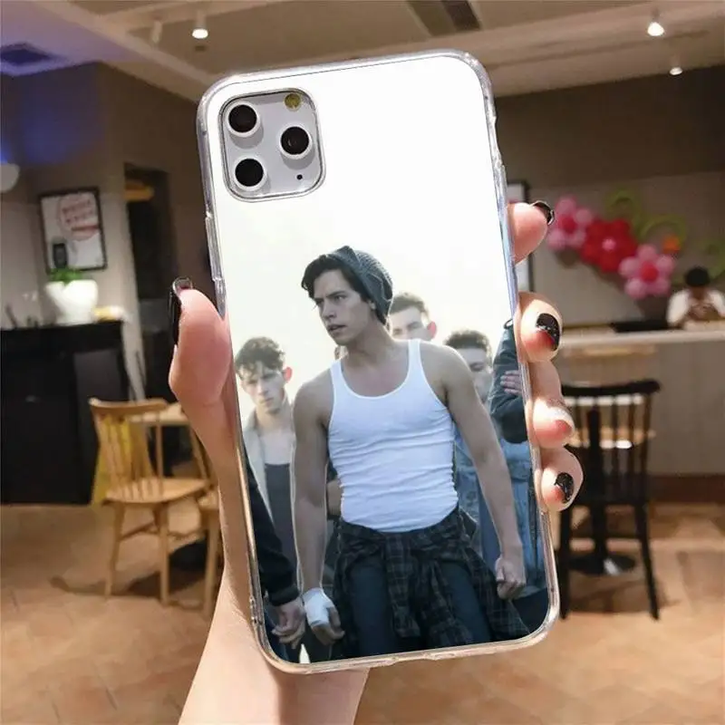 

riverdale cole sprouse Phone Case Transparent for iPhone 6 7 8 11 12 s mini pro X XS XR MAX Plus cover funda shell